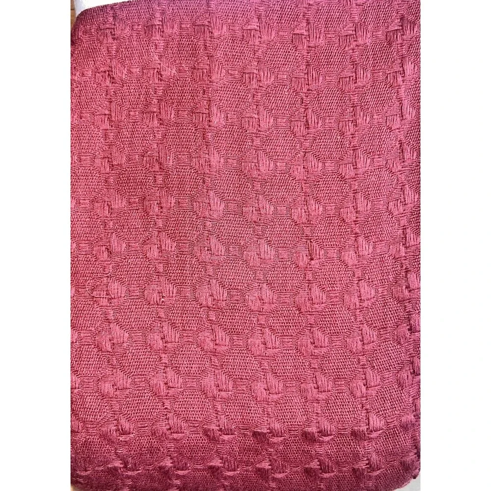Antonio Salgado 100% BCI Cotton Made  Portugal NWT Autumn 🍁 Burnt Burgundy KING